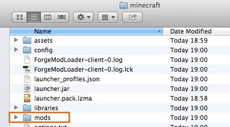 Minecraft forge download for mac